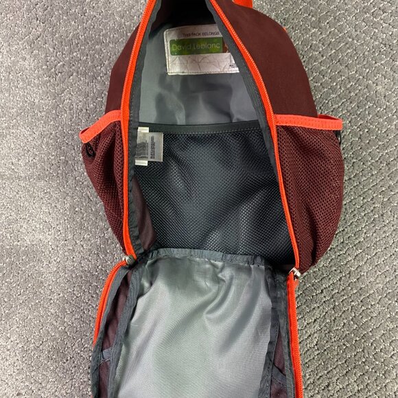 The North Face Backpack Kids Youth Maroon Orange Sprout Mini - Picture 14 of 16